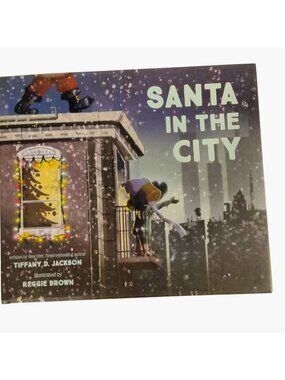 Santa In The City Hardcover Book DJ Tiffany Jackson Illustrate Reggie Brown 2021